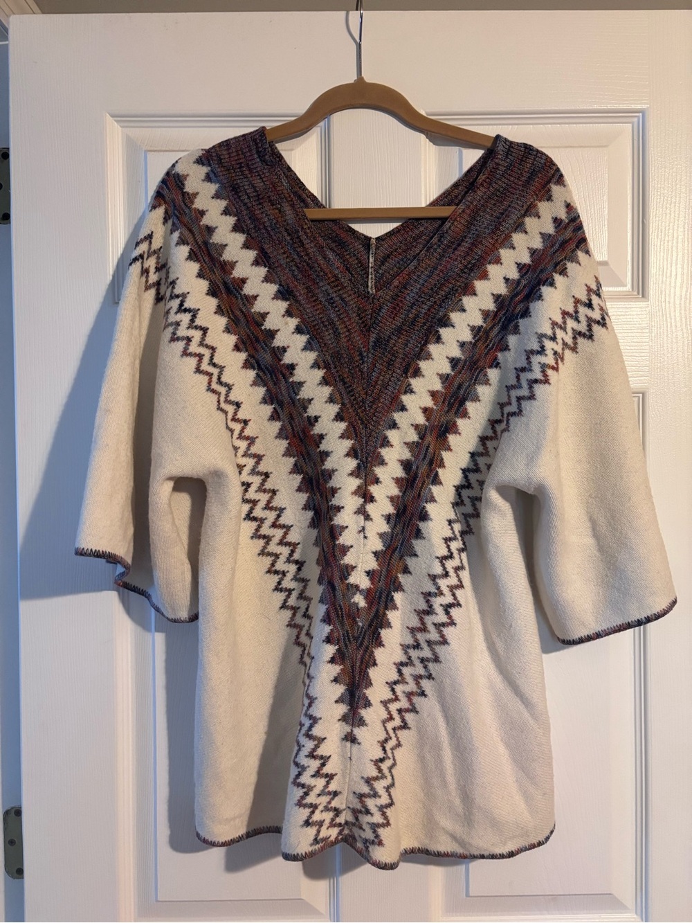 Vintage 1970s Cream Isle Knit Sweater